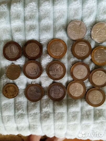 Монеты разный городов