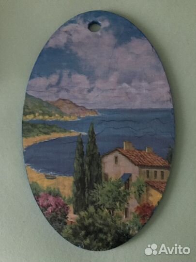 Кухонная разделочная доска. Декупаж