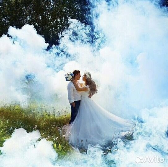 Цветной дым для гендер пати