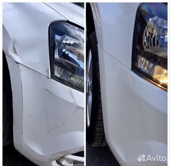 Ремонт вмятин и царапин без покраски