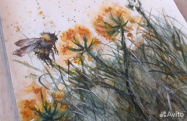 Картина акварелью 
