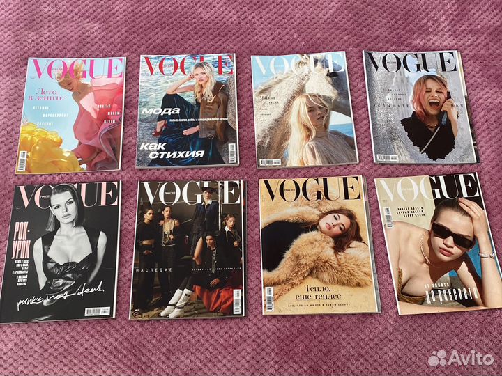 Журналы Vogue коллекция 2018 - 2021