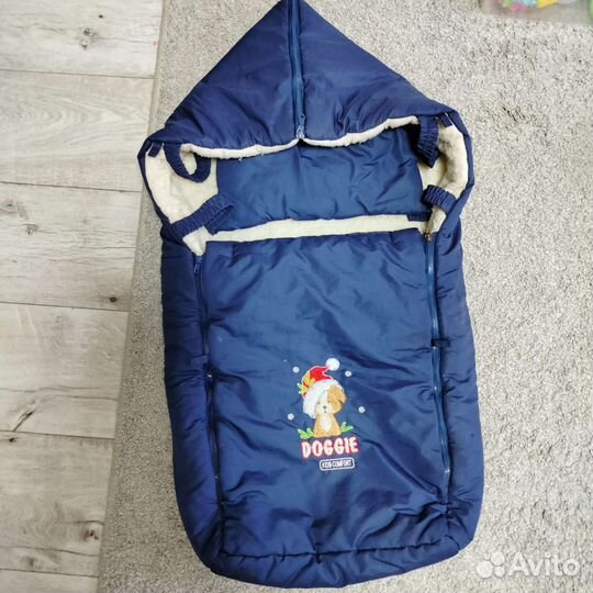 Зимний конверт в коляску