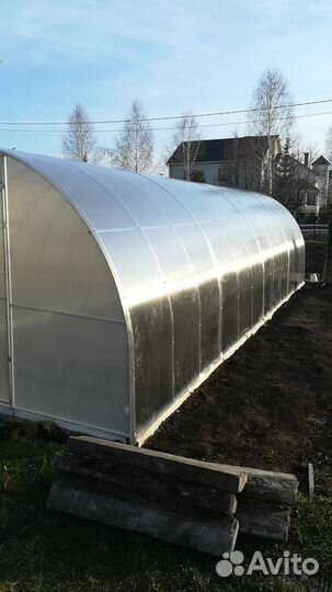 Теплица 3*6 шаг 65 см