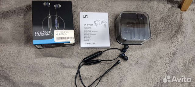 Наушники sennheiser CX 6.00BT