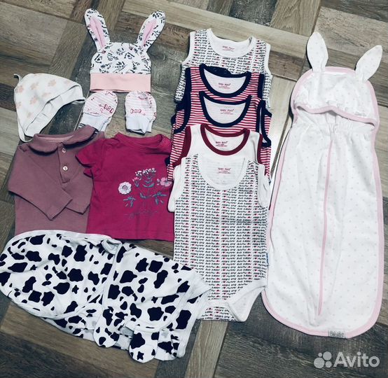 Пакет вещей от 0 до 3 месяцев