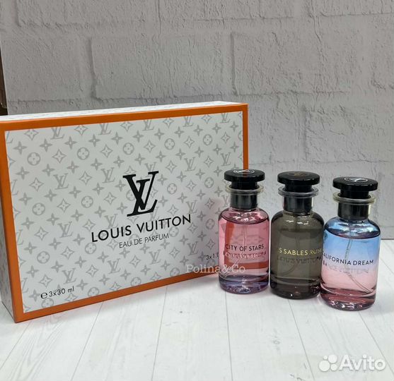 Louis Vuitton подарочный набор 3х30ml Духи Эмираты