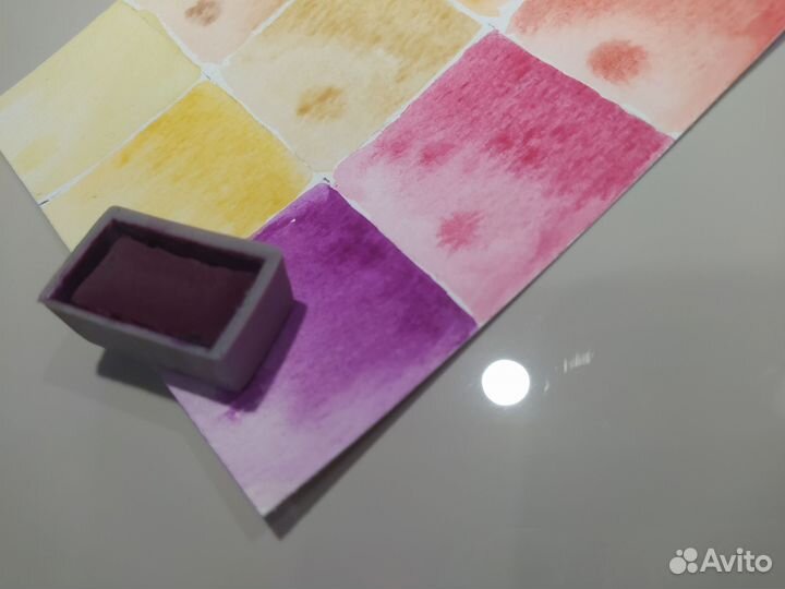 Акварельные краски Спутник СССР 1982 г