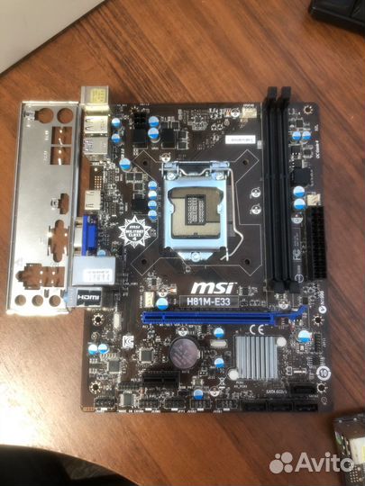 Материнская плата MSI H81M-E33 1150