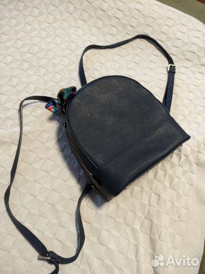 Сумка- рюкзак натуральная кожа Эконика