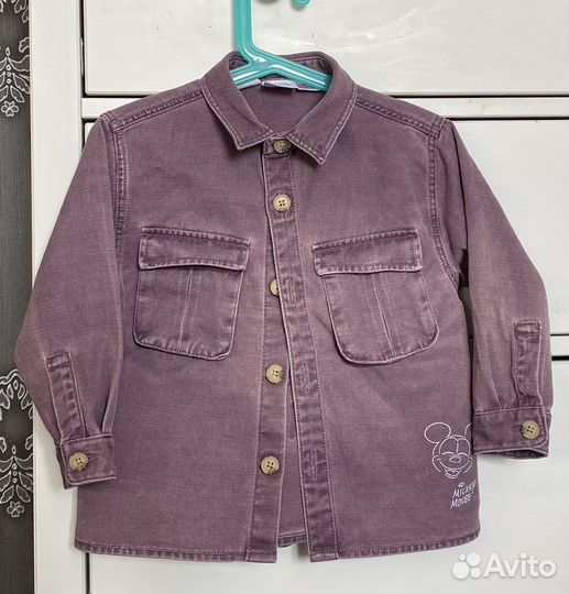 Рубашка zara для девочки 98