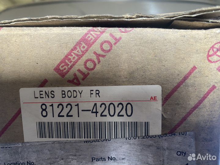 Указатель поворота Prado 90, противотуманка Rav4