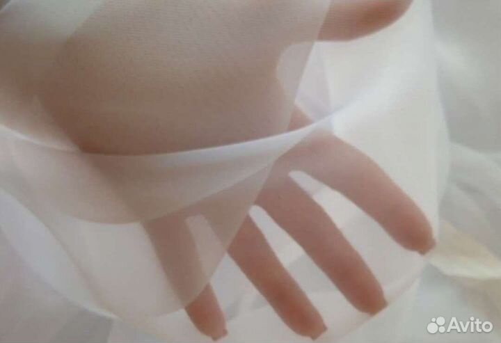 Тюль вуаль белый 500 на 250 см