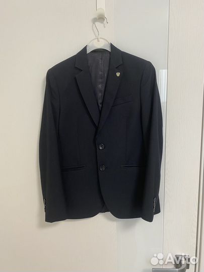 Пиджак школьный синий для мальчика 146 SkyLake