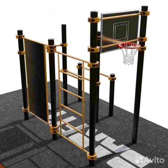 Воркаут Площадки, Шведская стенка, турник