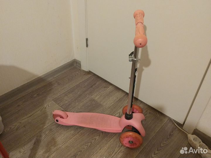 Самокат детский трехколесный бу