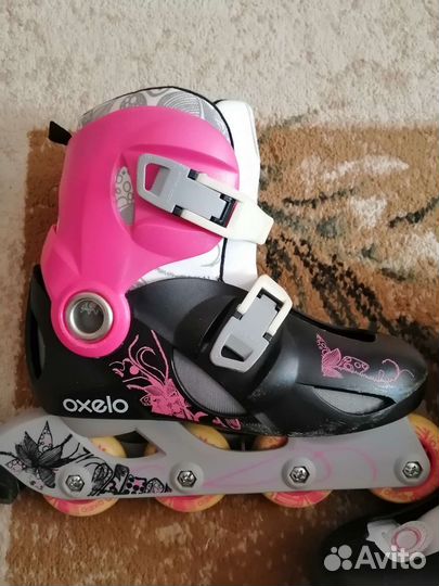 Роликовые коньки (раздвижные) 34-36размер