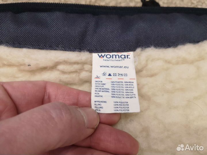 Конверт в коляску зимний меховой Womar шерсть