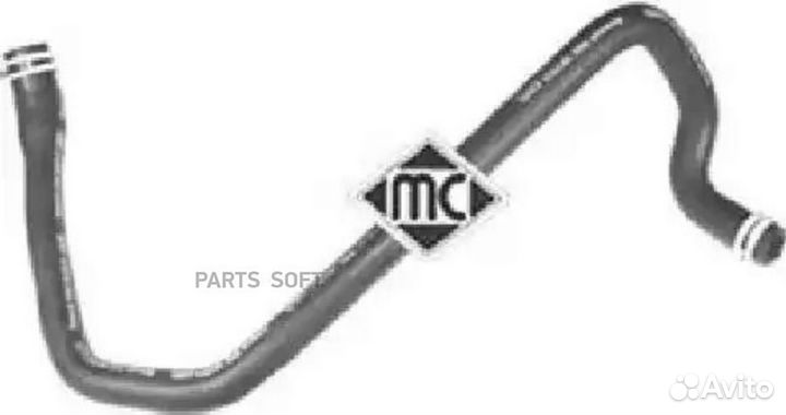 Metalcaucho 09133 Патрубок системы охлаждения