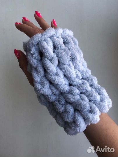 Повязка на голову, митенки, балаклава, шапка