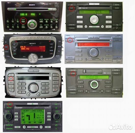 Bluetooth адаптер AUX для Ford focus 2 / Fusion