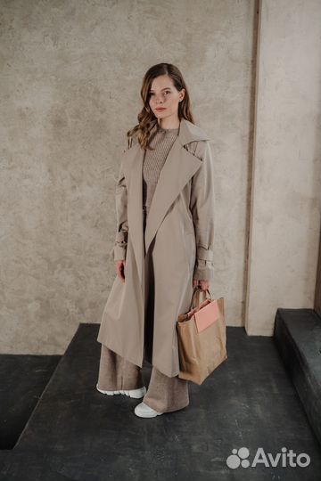 Тренч песочный Znosko