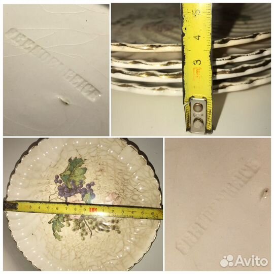 Антикварный фарфор.Сервиз.Конфетница.19в