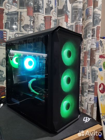 Игровой пк intel core i5 7500+ gtx1070