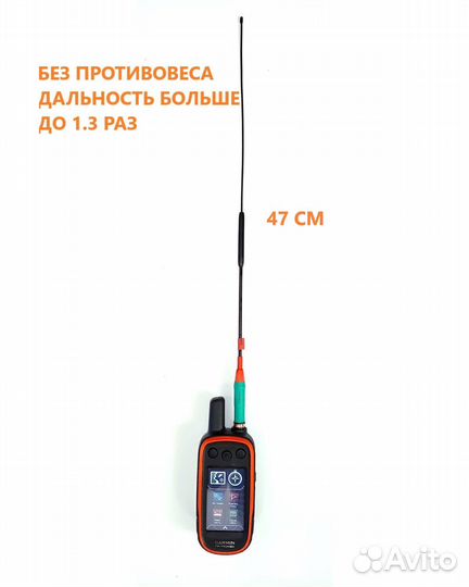 Антенна Соболь-4 для Garmin Astro Alpha дальность