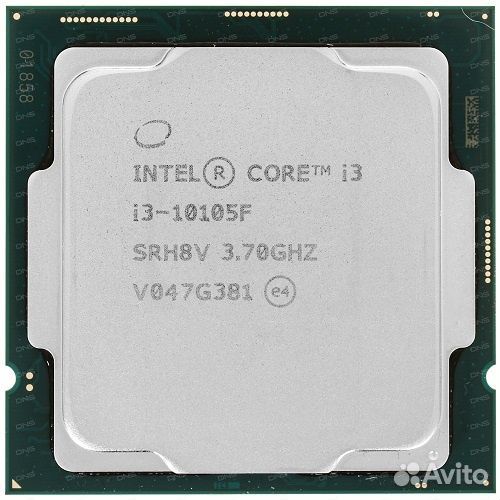 Процессор Intel Core i3-10105F OEM, Soc-1200 3.7G