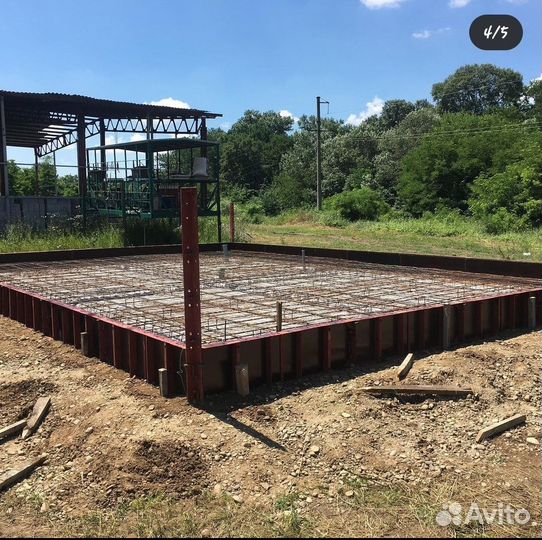 Аренда колонн Мелкощитовая/Крупнощитовая опалубка