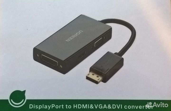 Адаптер DP to hdmi,DVI,VGA