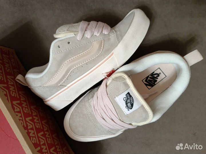 Vans knu skool 'sorbet pastel pink'