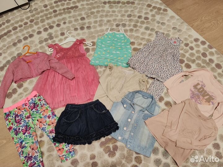 Одежда для девочек пакетом 92 mothercare