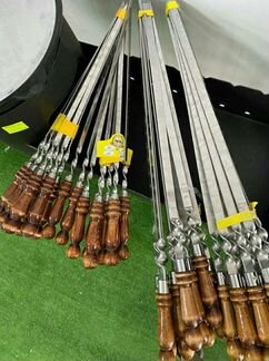 Шампур с деревянной ручкой