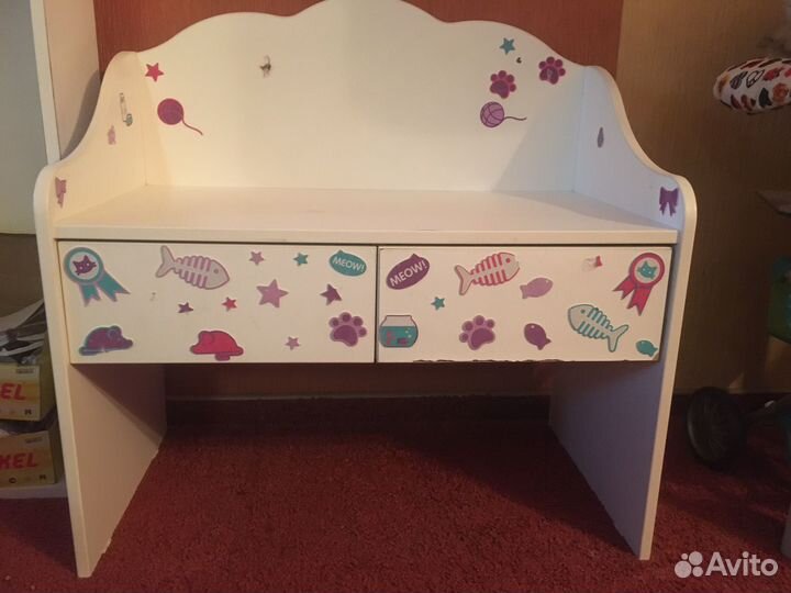 Комодик тумбочка трюмо детское