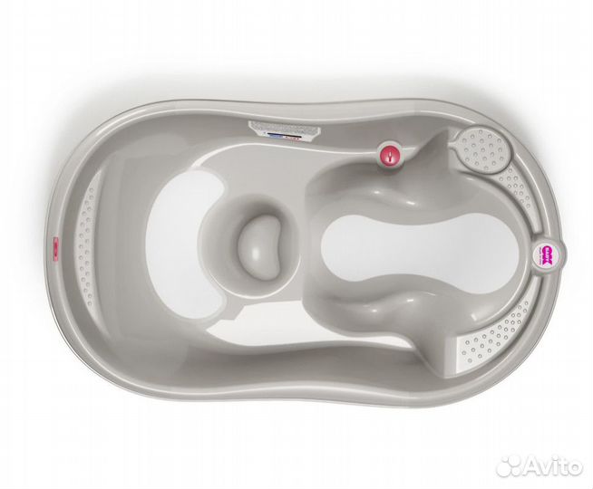 OK Baby ванночка анатомическая Onda Evolution grey