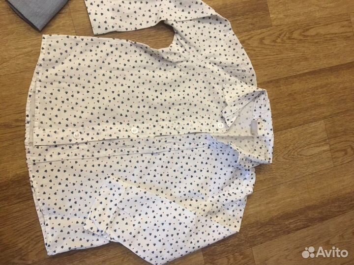 Детский пиджак, рубашка+бабочка