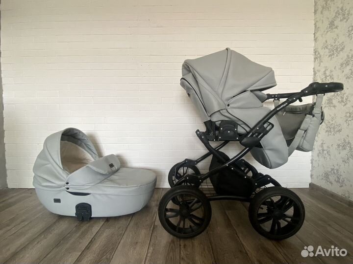 Коляска indigo (экокожа) 2в 1