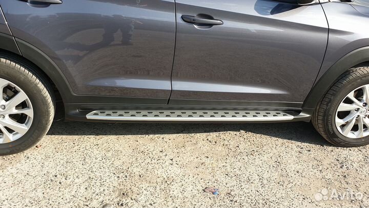 Подножки для Hyundai Santa FE 2018г