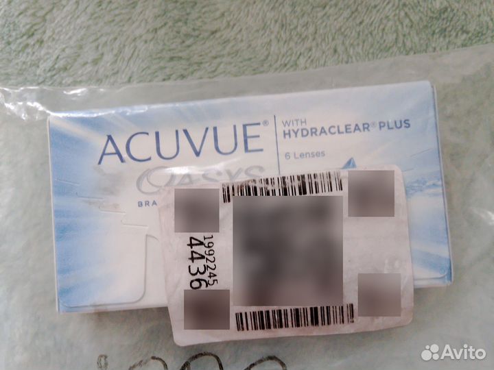 Линзы acuvue oasys