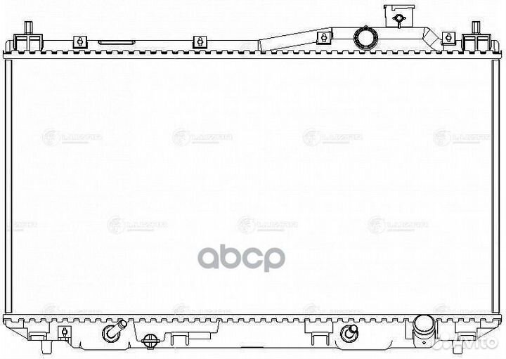 Радиатор honda civic 1.7 01-06 LRc 2311 luzar