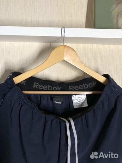 Брюки Reebok широкие синие (L)