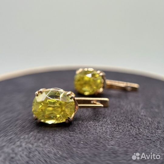 Золотые серьги 583 проба