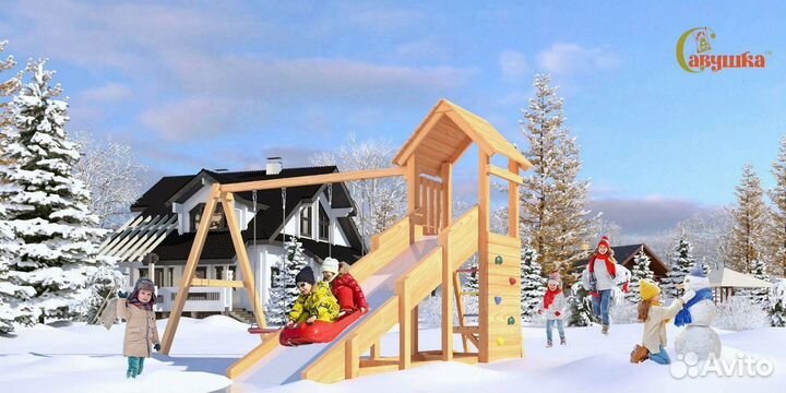 Детская уличная площадка для всей семьи доставка