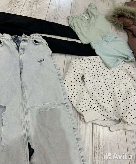 Пакет вещей на девочку 122 и кроксы