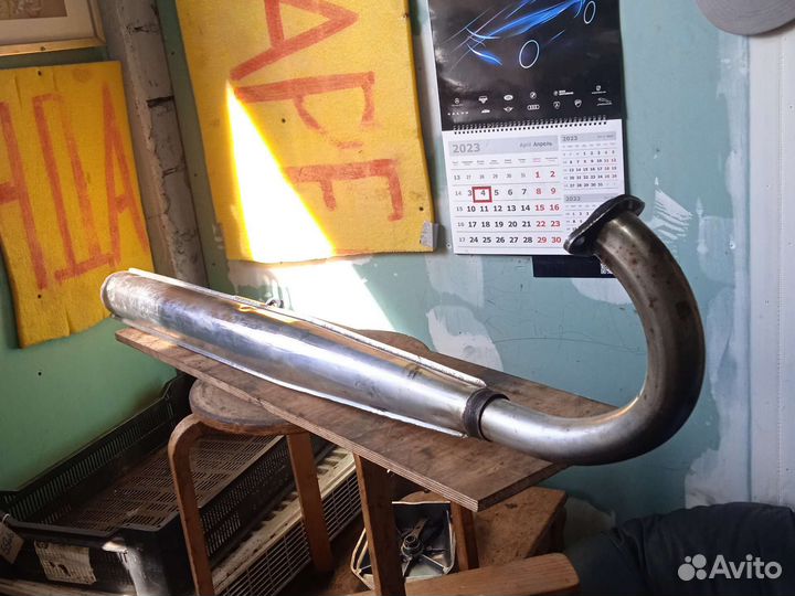 Правый глушитель мотоцикла Иж Юпитер 5