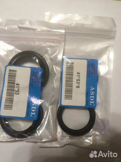 2 Сальника +2 пыльника вилки мотоцикла