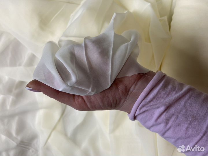 Тюль креп шифон