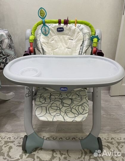 Стульчик для кормления chicco polly progress 5